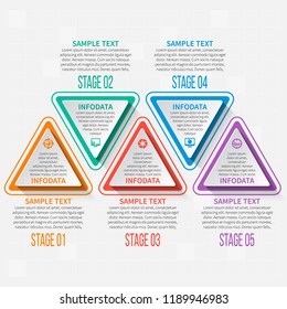 vector abstract 3d paper infographic elements.Business infographics