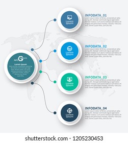 vector abstract 3d paper infographic elements.Business infographics