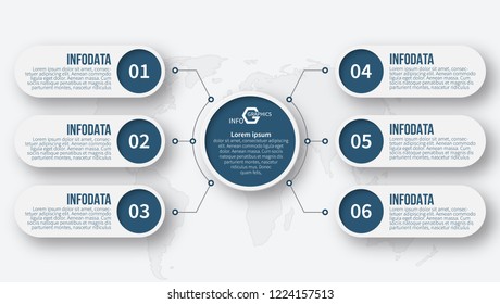 vector abstract 3d paper infographic elements.Business infographics