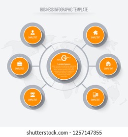 vector abstract 3d paper infographic elements.Business infographics