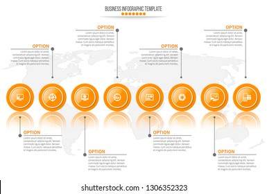 vector abstract 3d paper infographic elements.Business infographics
