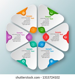 vector abstract 3d paper infographic elements.Circular infographics