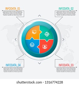 vector abstract 3d paper infographic elements.Business infographics
