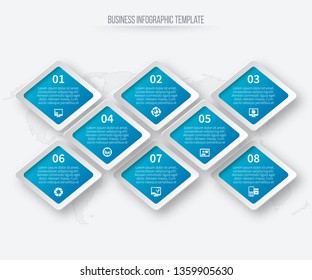 vector abstract 3d paper infographic elements.Business infographics