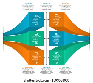 vector abstract 3d paper infographic elements.Business infographics