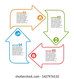 vector abstract 3d paper infographic elements.Business infographics