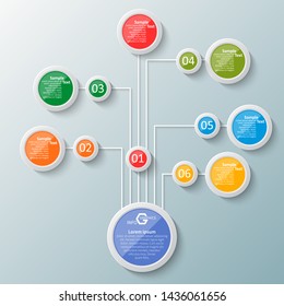 vector abstract 3d paper infographic elements.Business infographics