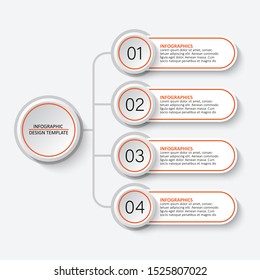 vector abstract 3d paper infographic elements.Business infographics