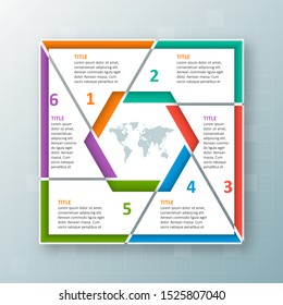 vector abstract 3d paper infographic elements.Business infographics