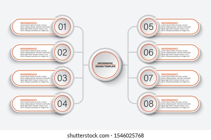 vector abstract 3d paper infographic elements.Business infographics