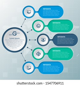 vector abstract 3d paper infographic elements.Business infographics