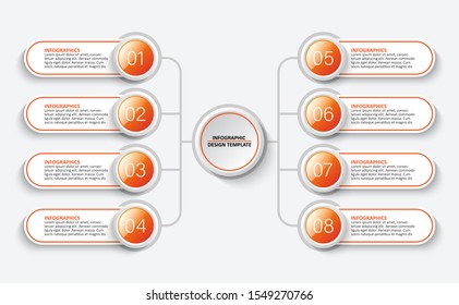 vector abstract 3d paper infographic elements.Business infographics