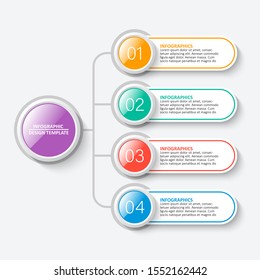 vector abstract 3d paper infographic elements.Business infographics
