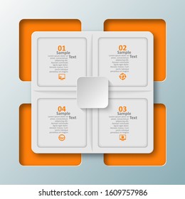 vector abstract 3d paper infographic elements.Business infographics