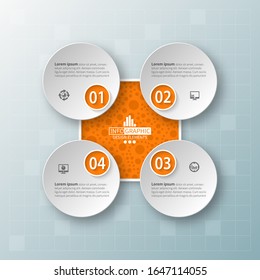 vector abstract 3d paper infographic elements.Business infographics