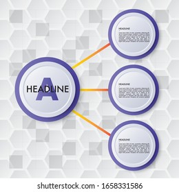 vector abstract 3d paper infographic elements.Business infographics