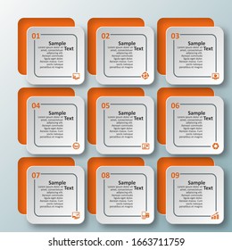 vector abstract 3d paper infographic elements.Business infographics