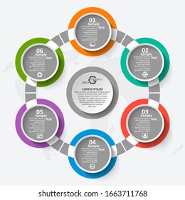vector abstract 3d paper infographic elements.Business infographics