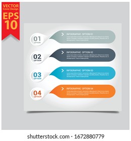 vector abstract 3d paper infographic elements.Business infographics