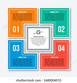 vector abstract 3d paper infographic elements.Business infographics