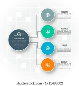vector abstract 3d paper infographic elements.Business infographics