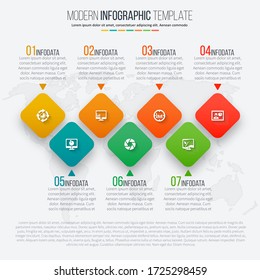 vector abstract 3d paper infographic elements.Business infographics