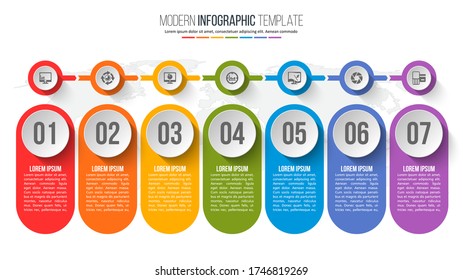 vector abstract 3d paper infographic elements.Business infographics