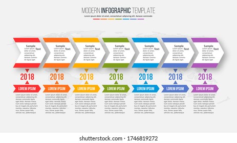 vector abstract 3d paper infographic elements.Business infographics