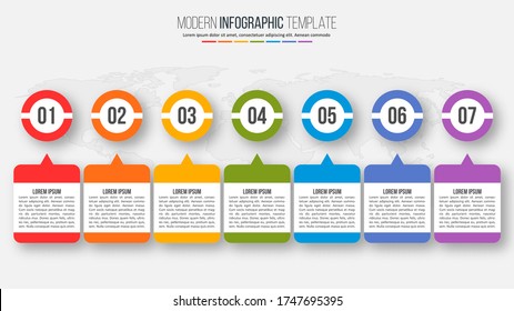 vector abstract 3d paper infographic elements.Business infographics
