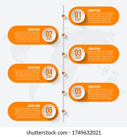 vector abstract 3d paper infographic elements.Business infographics