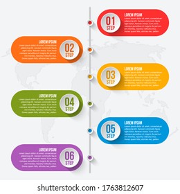 vector abstract 3d paper infographic elements.Business infographics
