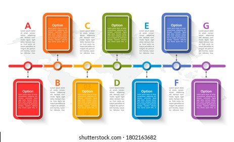 vector abstract 3d paper infographic elements. Business infographics