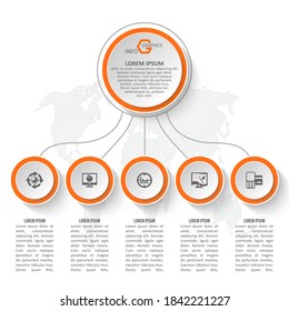 vector abstract 3d paper infographic elements.Business infographics