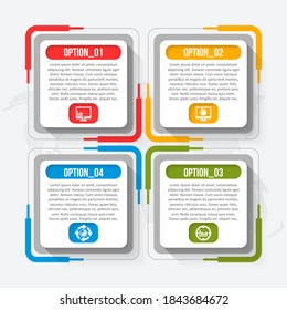 vector abstract 3d paper infographic elements.Business infographics