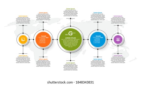 vector abstract 3d paper infographic elements.Business infographics