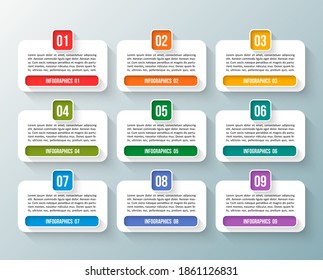 vector abstract 3d paper infographic elements.Business infographics