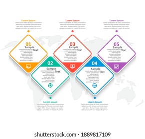 vector abstract 3d paper infographic elements.Business infographics