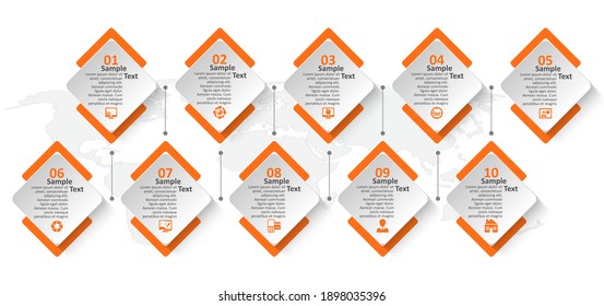 vector abstract 3d paper infographic elements.Business infographics