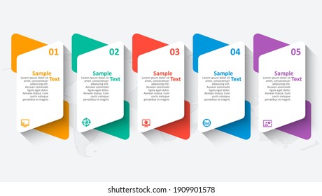 vector abstract 3d paper infographic elements.Hexagon infographics.Honeycomb design