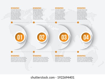 vector abstract 3d paper infographic elements.Business infographics