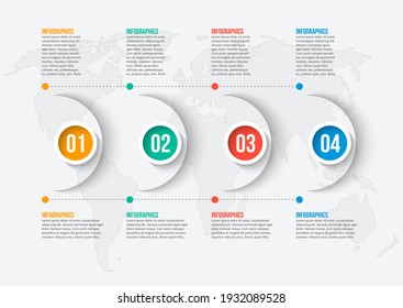vector abstract 3d paper infographic elements.Business infographics