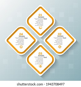 vector abstract 3d paper infographic elements.Business infographics