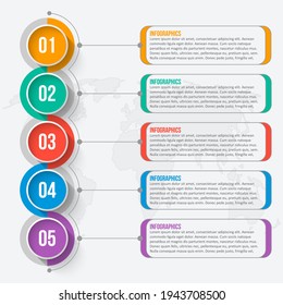 vector abstract 3d paper infographic elements.Business infographics