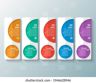 vector abstract 3d paper infographic elements.Business infographics