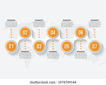 vector abstract 3d paper infographic elements.Business infographics
