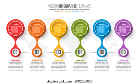 vector abstract 3d paper infographic elements.Business infographics