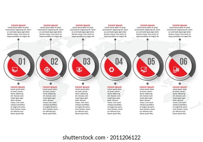 vector abstract 3d paper infographic elements.Business infographics