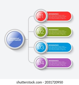 vector abstract 3d paper infographic elements.Business infographics