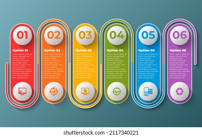 vector abstract 3d paper infographic elements.Business infographics