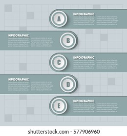 vector abstract 3d paper infographic elements.Business infographics